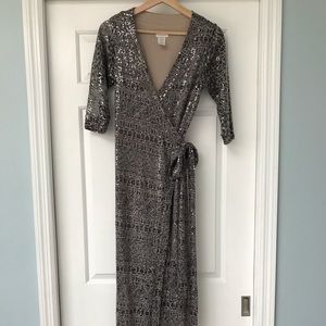 Rubber Ducky Productions Wrap Maxi-Dress